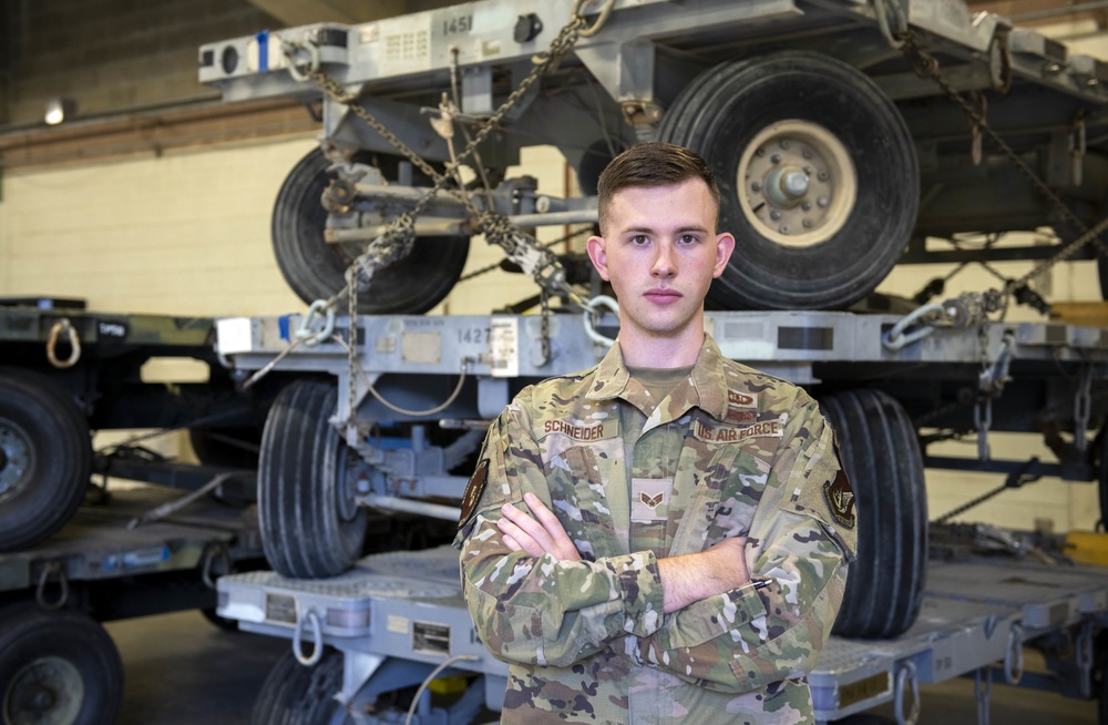 SrA Austin Schneider Airman of the Week