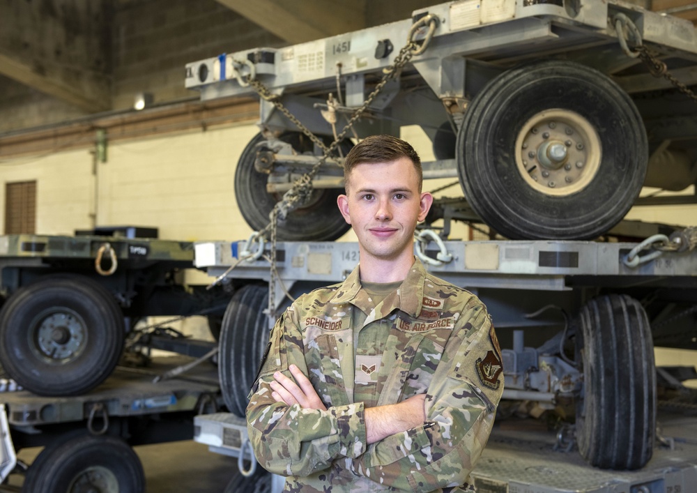 SrA Austin Schneider Airman of the Week