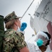 USNS Mercy (T-AH 19) Medical Treatment Facility (MTF) Sailors Check Aboard During MERCEX 22-1