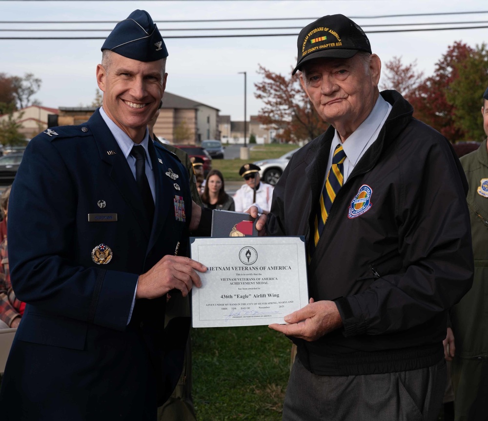 Team Dover honored at Veterans Day ceremony