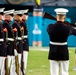 Silent Drill Platoon performs during Miami Dolphins’ Salute to Service game