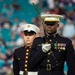 Silent Drill Platoon performs during Miami Dolphins’ Salute to Service game