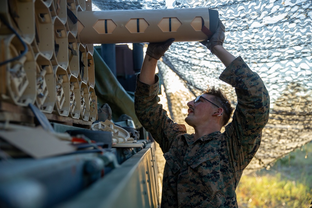 U.S. Marines with 2/10 Participate in Exercise Rolling Thunder