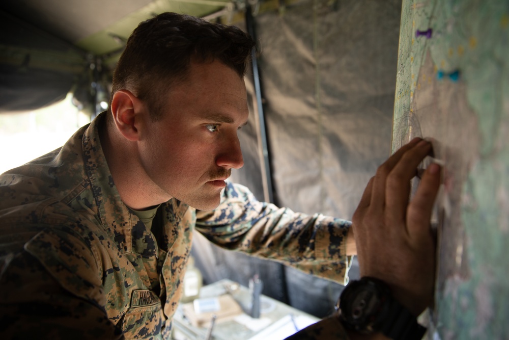 U.S. Marines with 2/10 Participate in Exercise Rolling Thunder