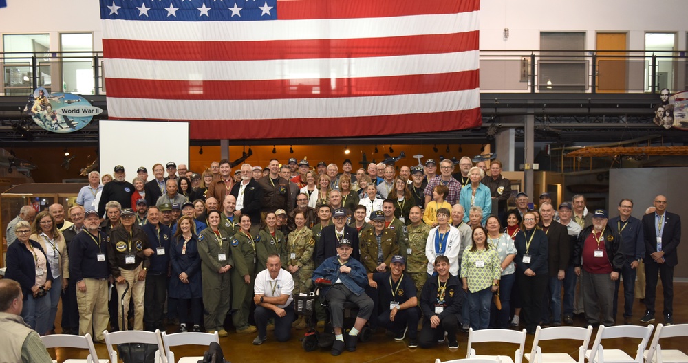 ‘Bloody Hundredth’ shares proud heritage as 100th ARW Airmen join WWII heroes at 100th BG reunion