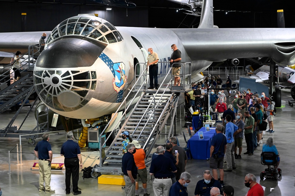 Cold War Era B-36J Peacemaker bomber open at National Museum of U.S. Air Force