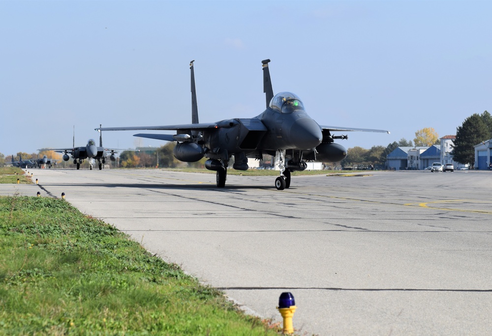 Strike Eagles return to Bulgaria for second forward dispersals of Castle Forge