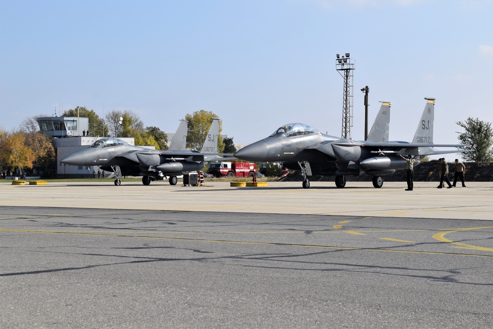 Strike Eagles return to Bulgaria for second forward dispersals of Castle Forge