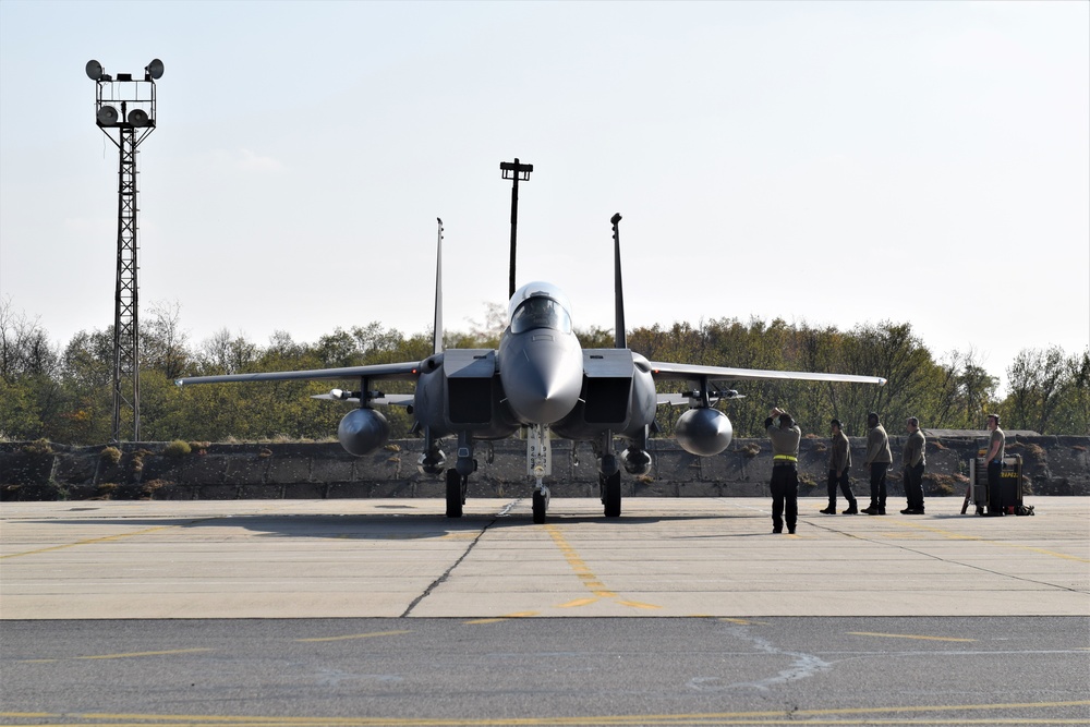 Strike Eagles return to Bulgaria for second forward dispersals of Castle Forge