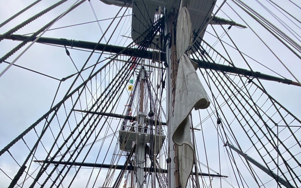 USS Constitution underway for CPO Heritage Week