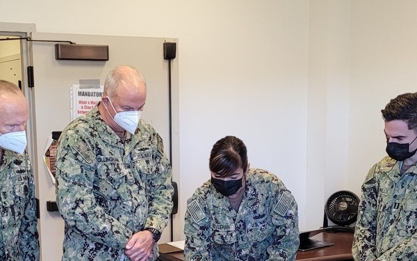 NAVY SG VISITS OAW-DEPLOYED NMCP PERSONNEL