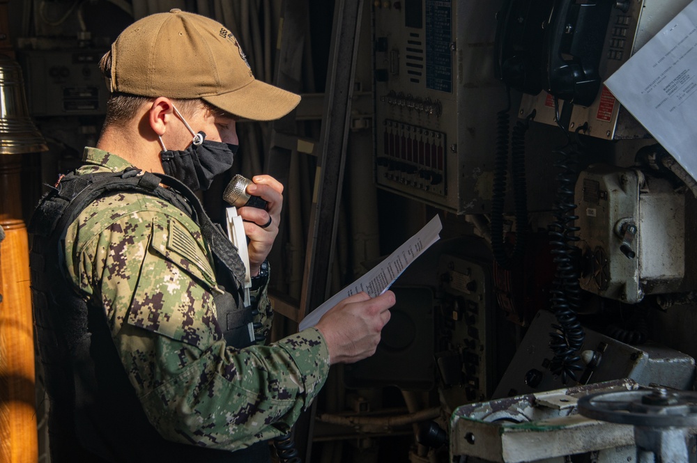 USS Essex In Port Operations