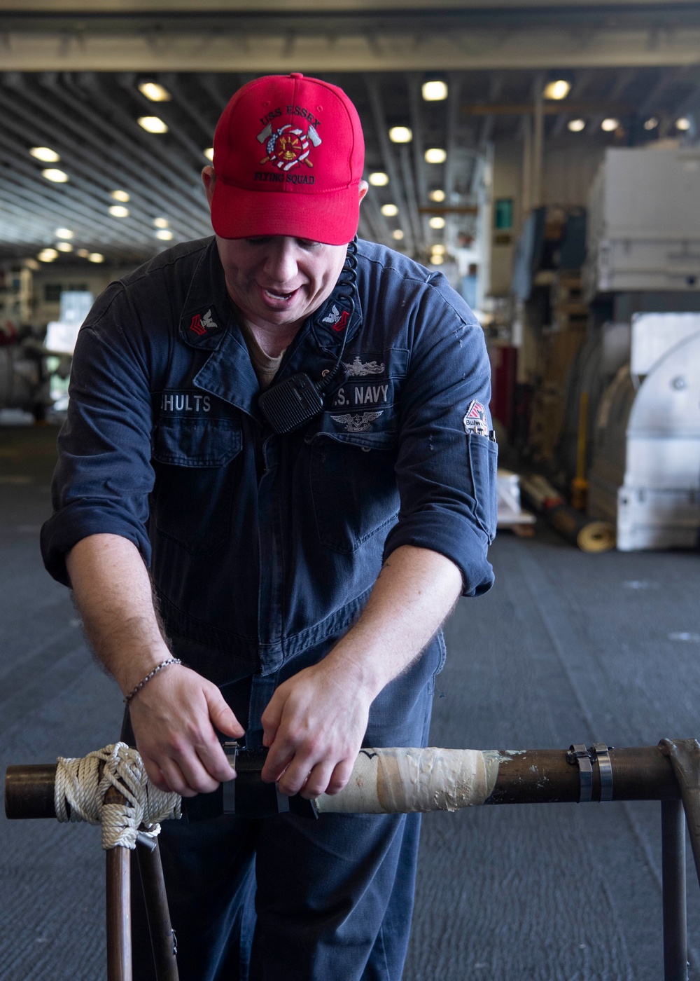 USS Essex In Port Operations