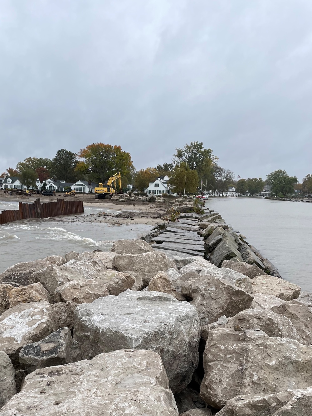 U.S. Army Corps of Engineers Buffalo District completes substantial repair of Vermilion Harbor east pier