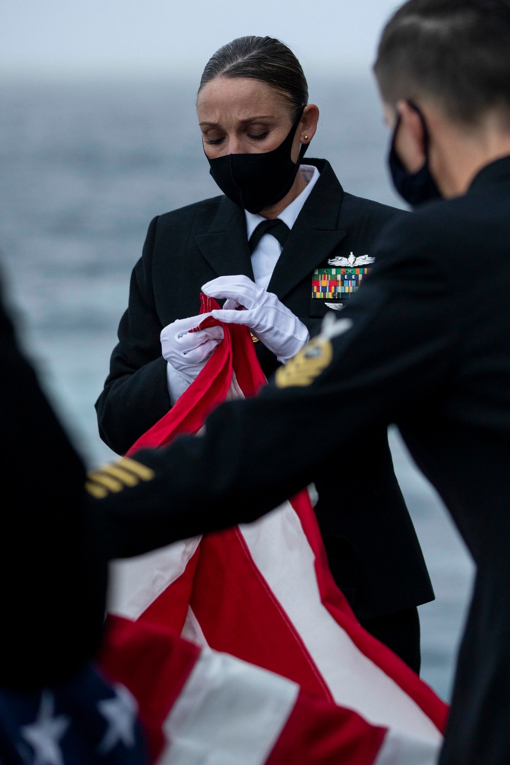 Kearsarge Conducts a Burial-at-Sea.