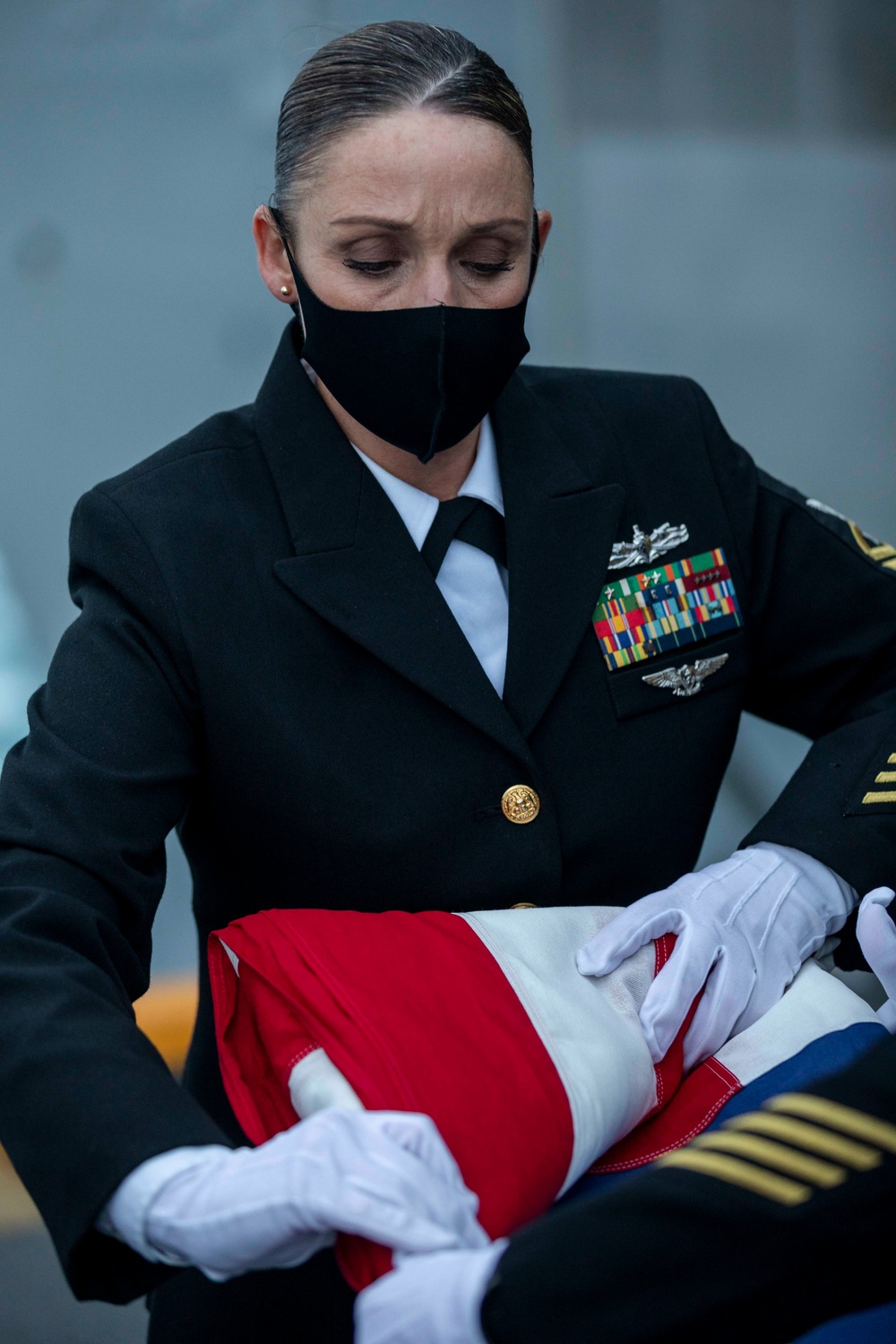 Kearsarge Conducts a Burial-at-Sea.