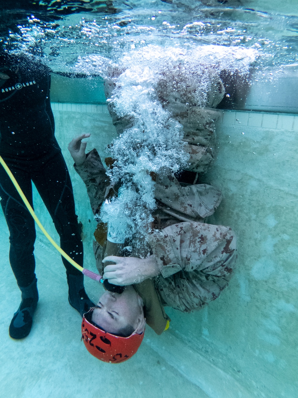 DVIDS - Images - Marines participate in Underwater Egress survival ...