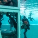 Marines participate in Underwater Egress survival Training