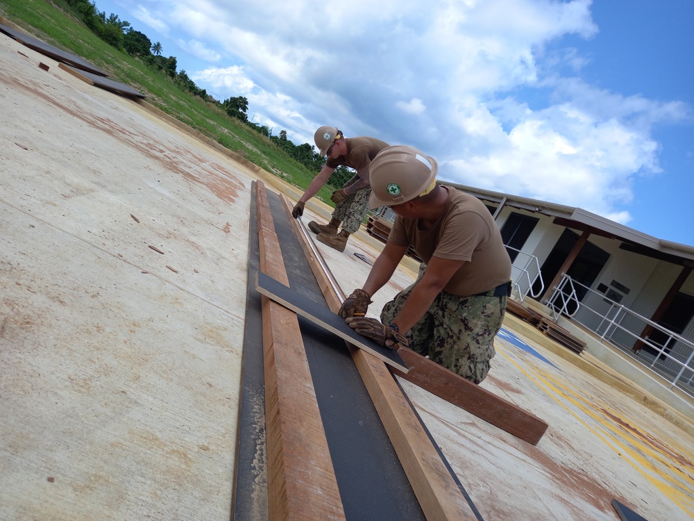 NMCB-5's Detail Papua New Guinea build a dental facility