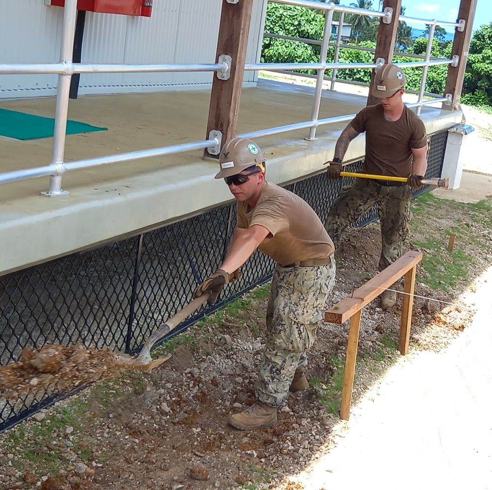NMCB-5's Detail Papua New Guinea build a dental facility