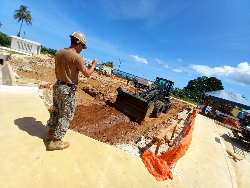 NMCB-5's Detail Papua New Guinea build a dental facility