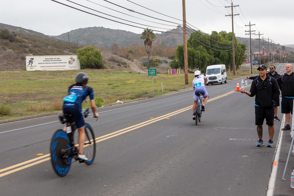 Ironman participants zoom through Camp Pendleton