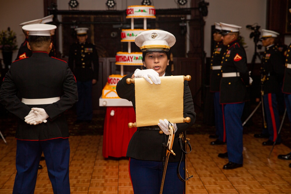 Headquarters and Support Battalion Marine Corps Ball