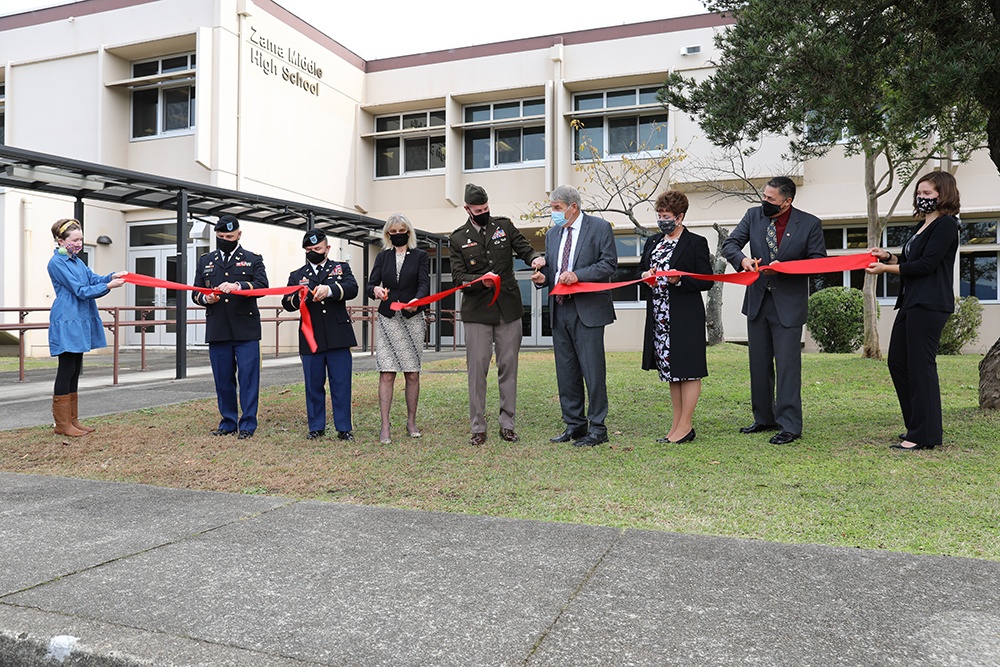 Building at Zama Middle High School reopens after four-year refurbishment project