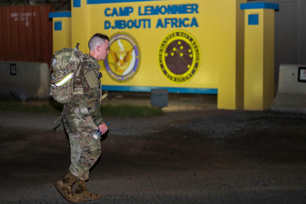 Norwegian Foot March at Camp Lemonnier