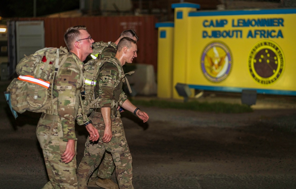 Norwegian Foot March at Camp Lemonnier