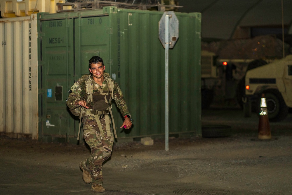Norwegian Foot March at Camp Lemonnier