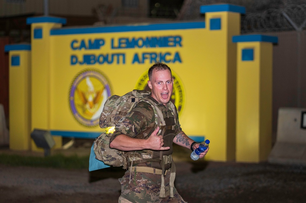 Norwegian Foot March at Camp Lemonnier