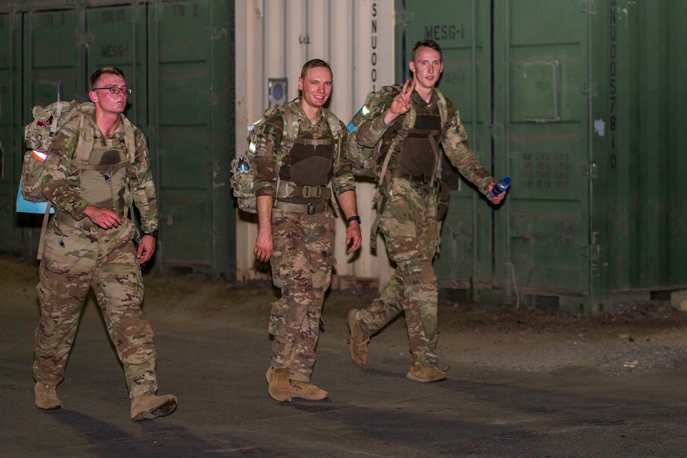 Norwegian Foot March at Camp Lemonnier