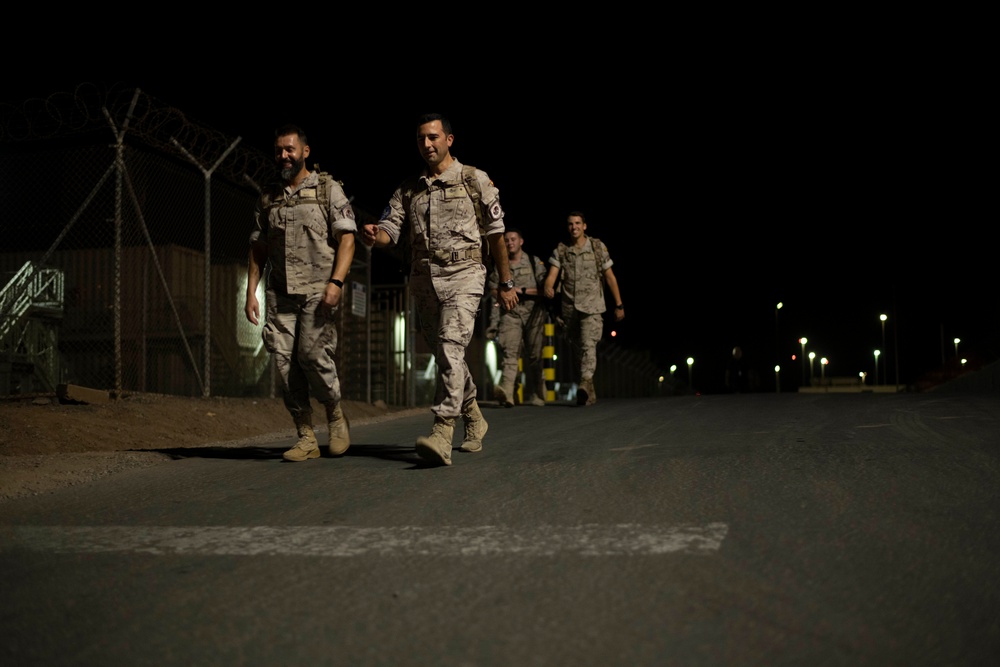 Norwegian Foot March at Camp Lemonnier