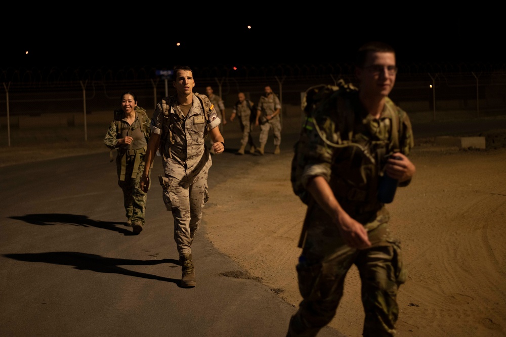Norwegian Foot March at Camp Lemonnier