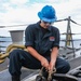 USS Benfold Transits Strait