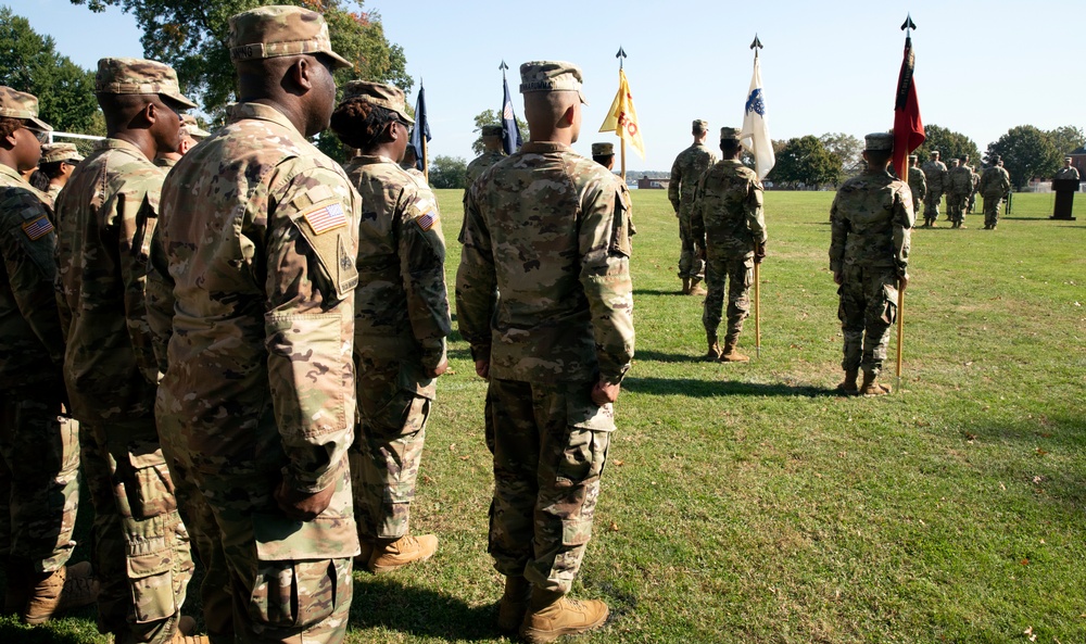 Casing Ceremony for 389th CSSB