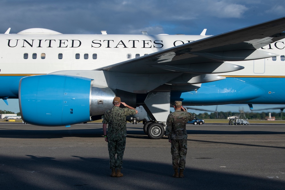 First Lady, Jill Biden visits Joint Base Charleston