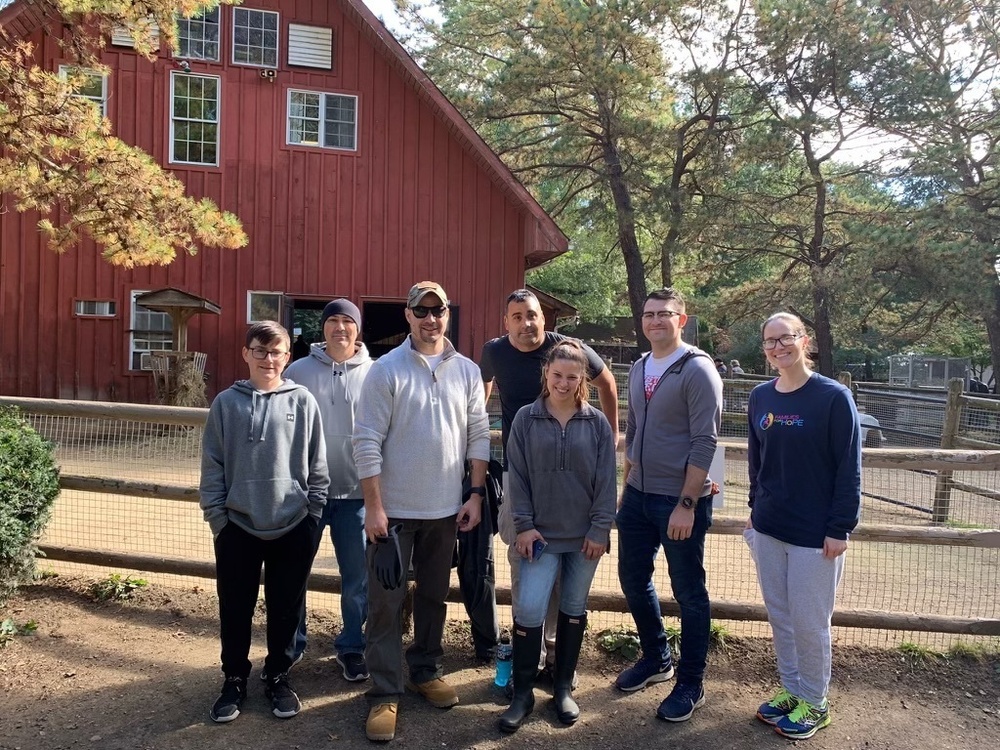 Springfield MEPS personnel volunteer at zoo