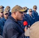CMDR Jermaine Brooms Speaks to USS Dewey Sailors