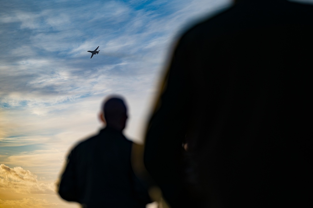Supersonic B-1s join 5th generation ally over Arctic