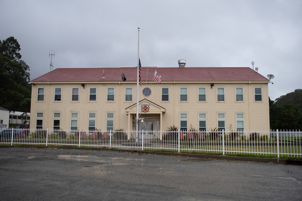 The main office is shown at Coast Guard Station Golden Gate