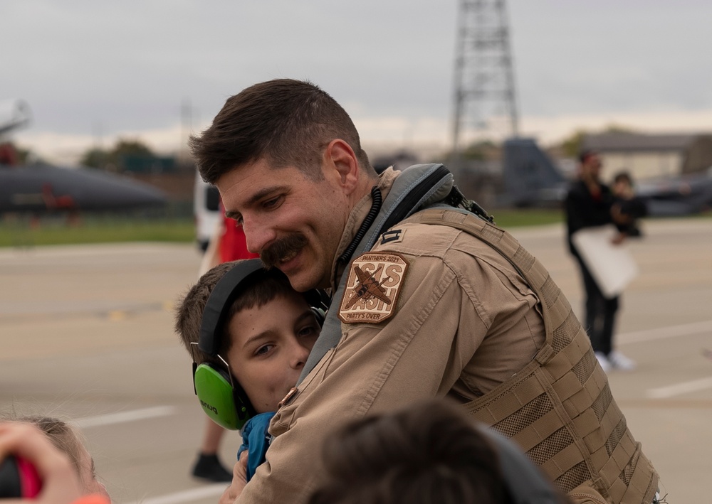 494th FS return from deployment