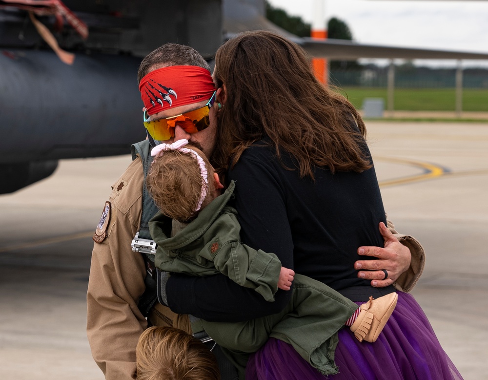 494th FS return from deployment