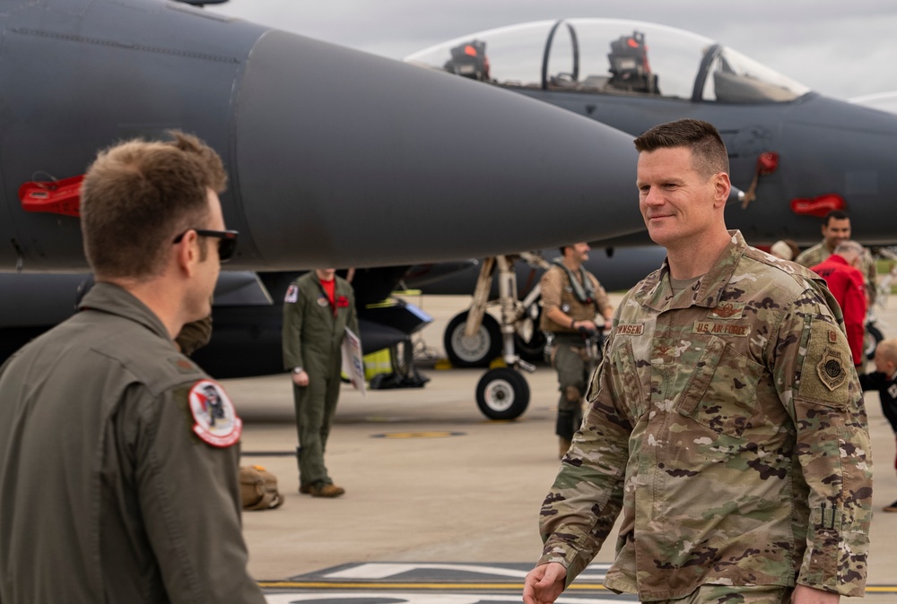 494th FS return from deployment