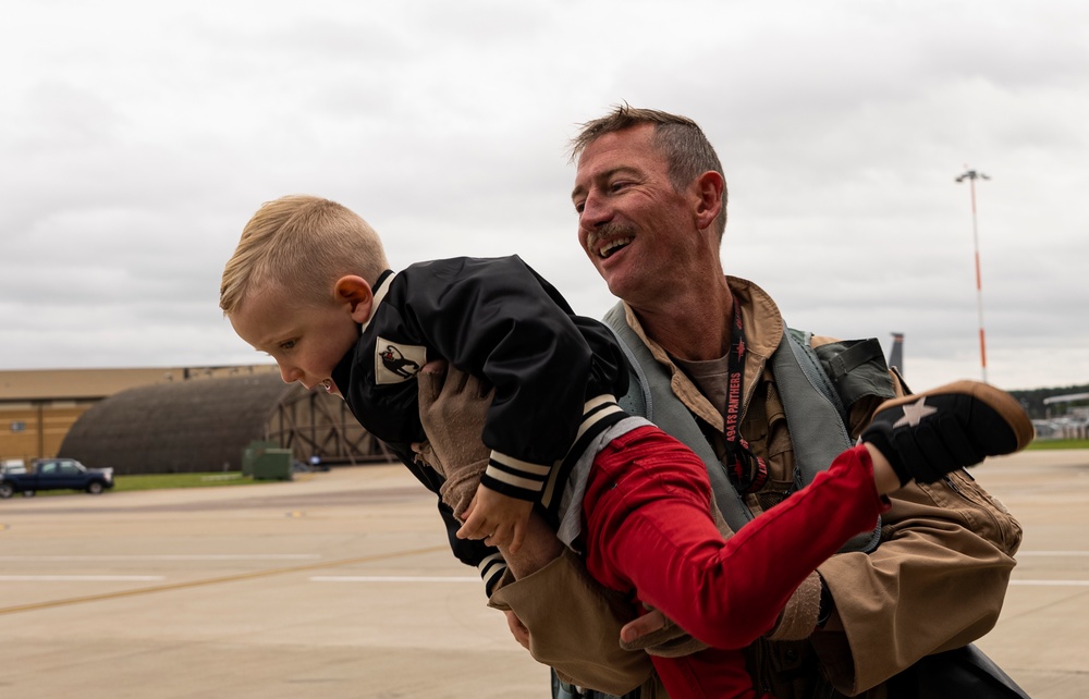 494th FS return from deployment