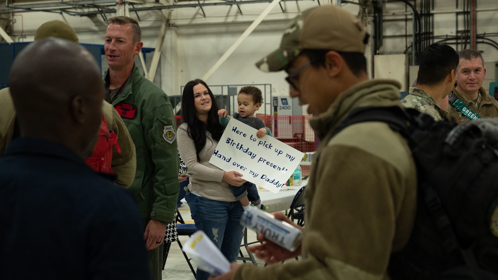 494th Fighter Squadron returns from deployment