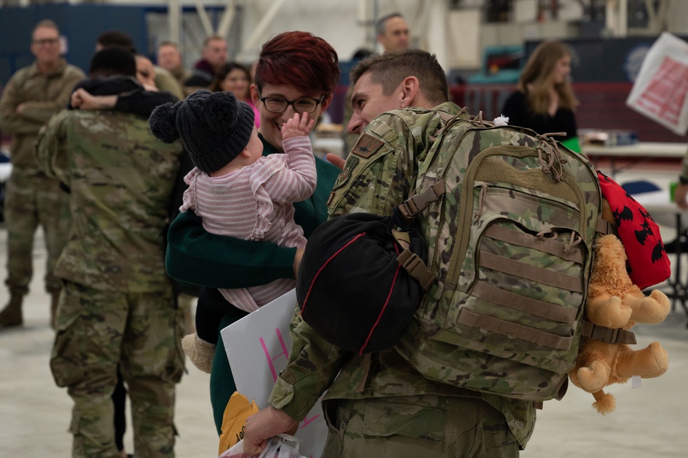 494th Fighter Squadron returns from deployment