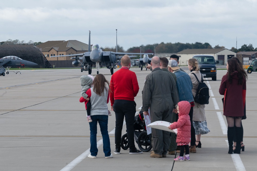 494th FS return from deployment