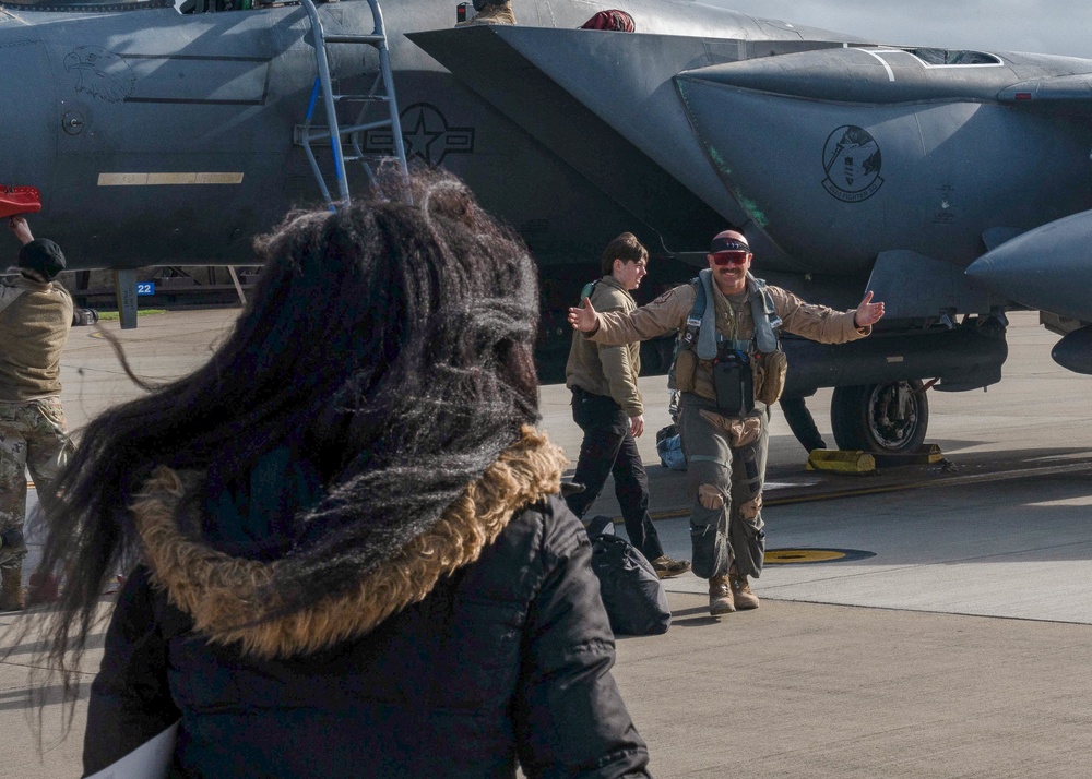 494th FS return from deployment